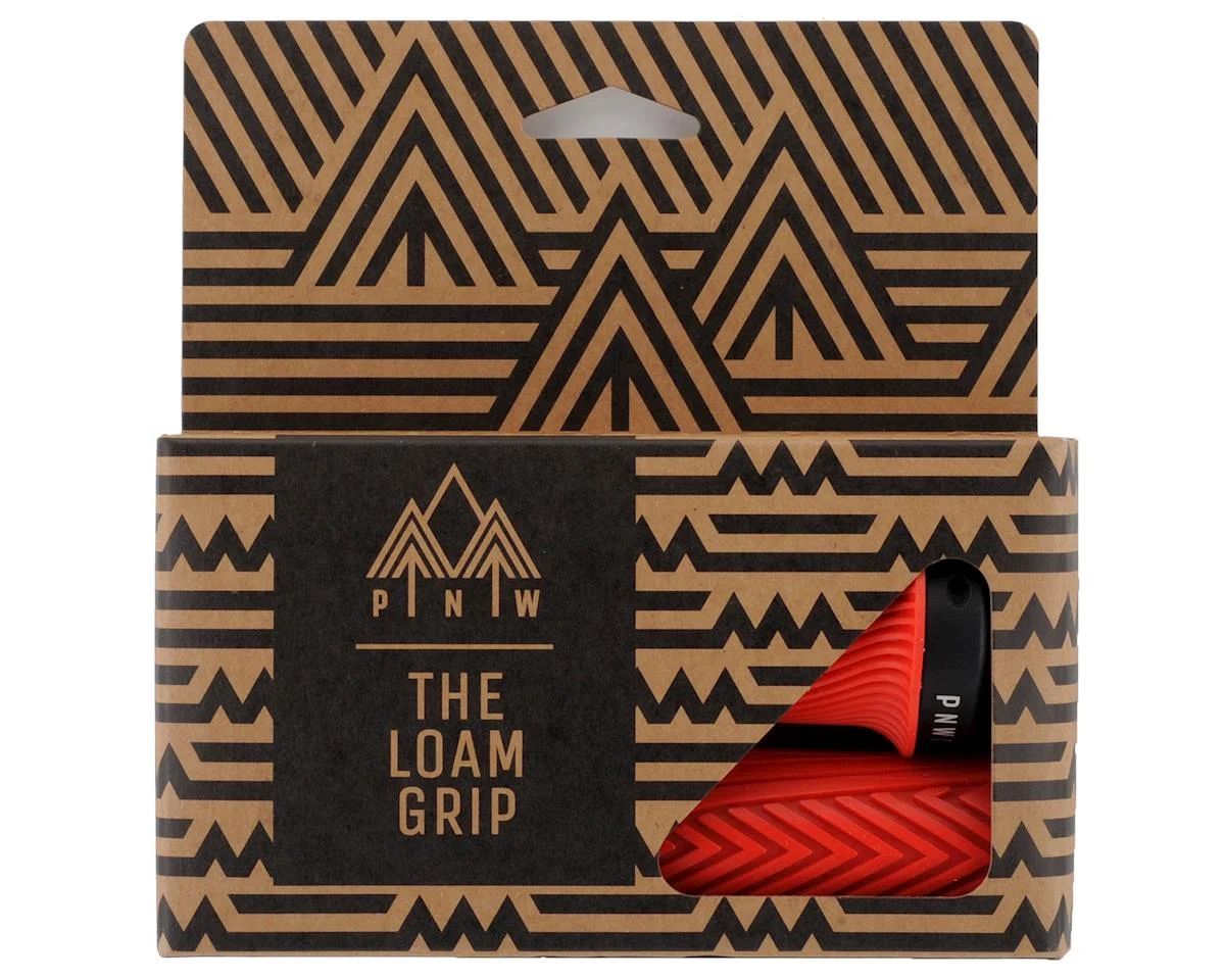 PNW Components Loam Mountain Lock-On Grips (Really Red) (Regular) - view 2